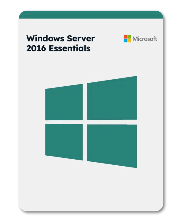Windows Server 2016 Essentials Windows Server 2016 Essentials