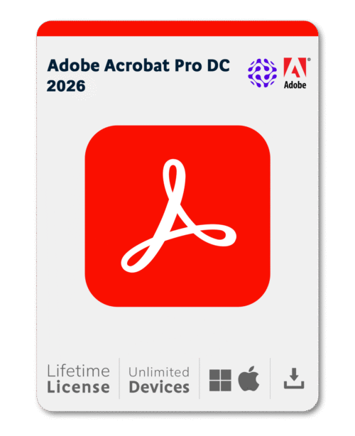 Adobe Acrobat Pro DC 2026 – Professional PDF Editing Software